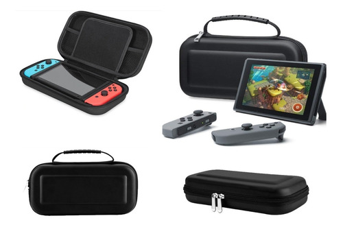 Protección Nintendo Switch Bolso + Mica+ Carcasa + Portajue