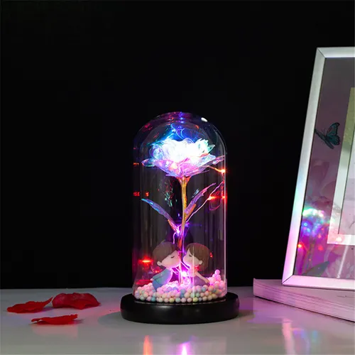 2025 Cúpula De Vidrio Decorativa Romántica Multicolor De