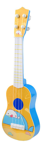 Ukelele, Juguete Musical De 4 Cuerdas Para Niños, En Miniatu