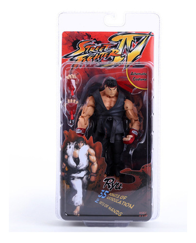 Figura De Acción Neca Street Fighter Black Ryu De Juguete De