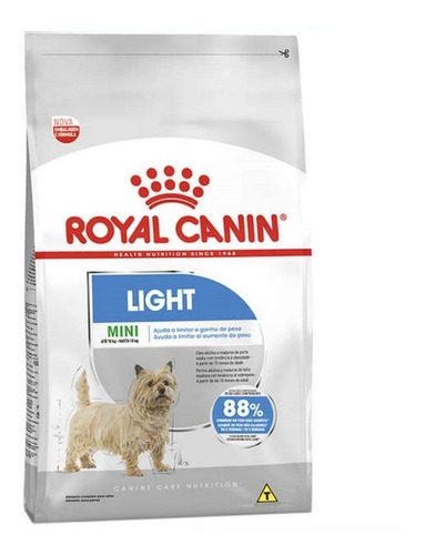 Royal Canin Ração Mini Light Pequeno Adulto 2,5kg