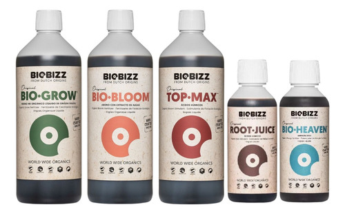 Kit De Cultivo Trypack Biobizz 500ml Bio Heaven + Root Juice