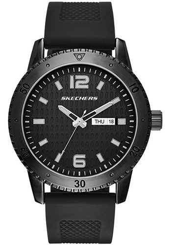 Skechers Men S Sr5000 Reloj Analógico De Cuarzo Con Pa...