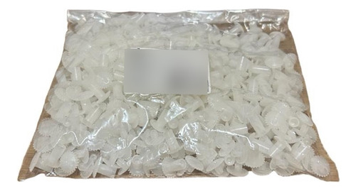 250 Parafusos Plásticos Brancas P Encadernação  Pastas 10 Mm