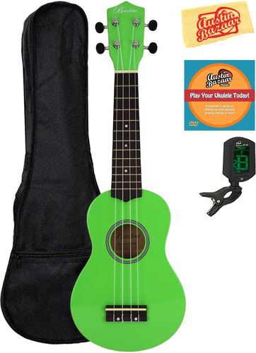 Ukelele Barcelona Estuche Verde