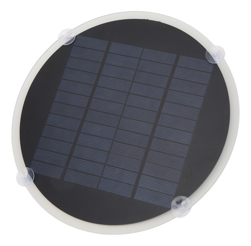 Mini Panel Solar Redondo, Placa Epoxídica Monocristalina De