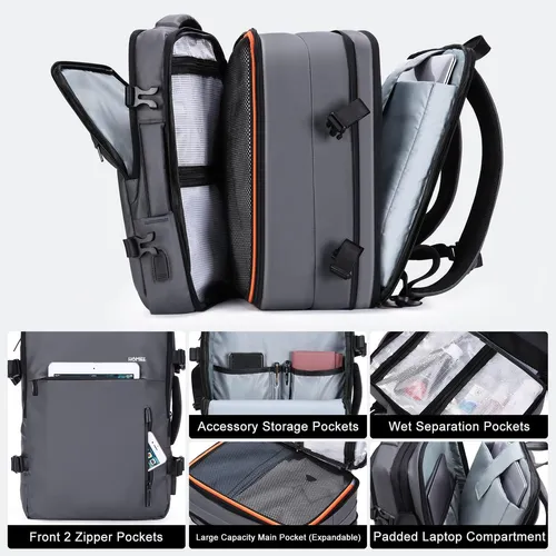 Homiee Mochila De Mano Bolsa De Viaje Extra Grande De 40 L,