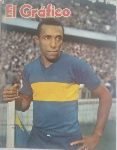 El Grafico 2185 Maurinho Boca, Tigre 0 Dock Sud 2 Año 1961