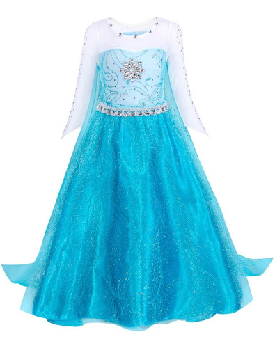 Elsa Vestido De Princesa De Frozen Disfraz De Fiesta