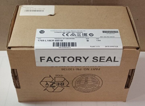 New *sealed* Allen Bradley 1769-l18er-bb1b Compactlogix 0.