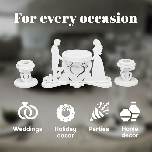 Soporte De Mesa Para Vela De Unidad Para La Vela De La Novia