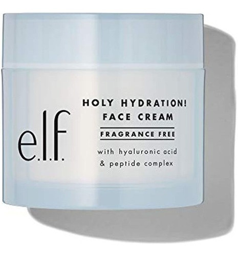 ELF Holy Hydration Face Cream libre de fragancias con Ácido Hialurónico
