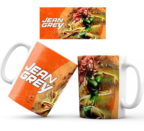 Mug Taza Jean Grey Superheroe Marvel 001