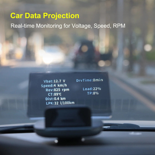 Imagem 7 de 10 de Hud Head Up Display Obd2 De Projeção Eanop M70 Modelo 2020