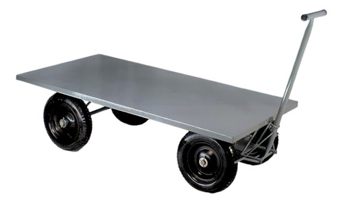 Carro Plataforma Metálico 150 Cm Até 600 Kg - Powertrans