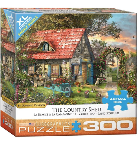 Puzzle De 300 Piezas Xl The Country Shed - Eurographics  