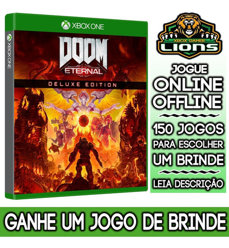 Doom Eternal Deluxe Edition Xbox One Midia Digital + Brinde