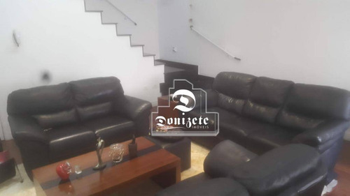 Cobertura À Venda, 200 M² Por R$ 780.000,01 - Vila Pires - Santo André/sp - Co10809