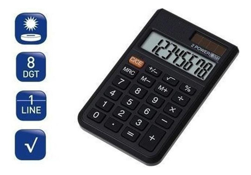 X5 Calculadora Escritirio 8 Digitos Estuche Negocio Hogar