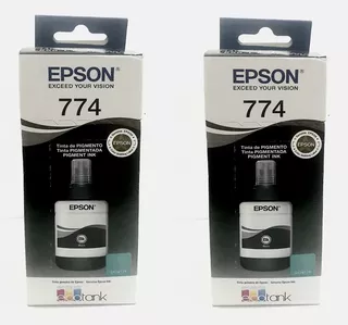 2 Tintas Negra Epson T774120 Para M100 M105 M200 M205