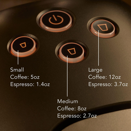 Combo Cafetera Espresso Con Espumador Negro Mate L Or Barist