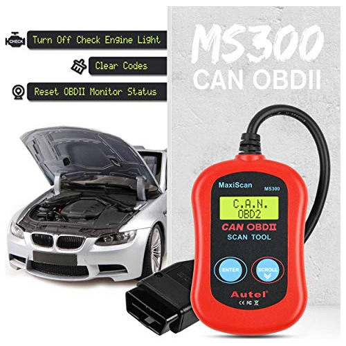Motor De Revisión De Automóviles Autel Universal Obd2 Maxisc