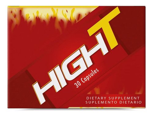 High T Hight Maca Guaraná Vitaminas Aminoácidos 30 Cápsulas
