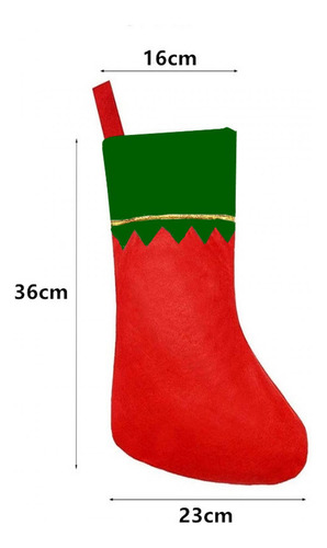3 Paquete De 2 A 6 Medias Navideñas, Decoración 3 Piezas
