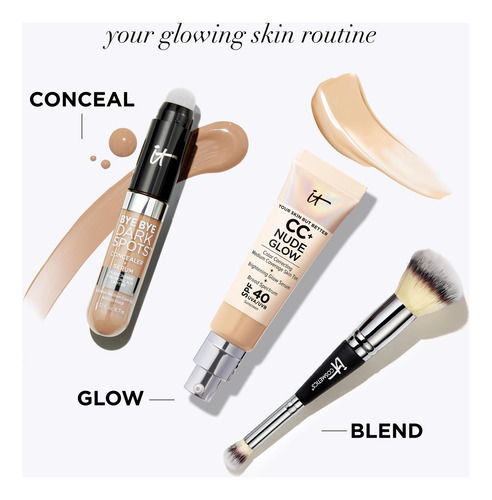 Foundation It Cosmetics Cc+ Nude Glow, Spf 40, 30 Ml, Color