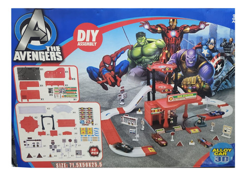 Pista De Carros Set Avengers