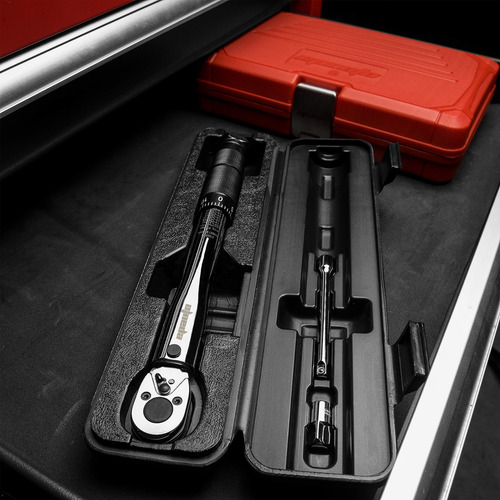 Llave De Torque Tipo Clic 1 A 25 Kgm Con Medidor Ajustable