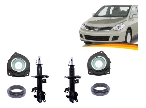 Kit Amortiguador Delantero Nissan Tiida 2005 / 2013 