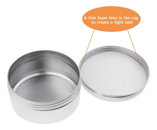 Envases Redondos De Crema De Aluminio Para Envases Cosmético