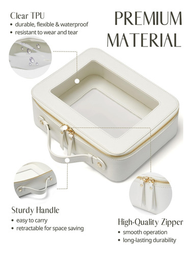 Bolsa De Maquillaje Transparente Para Artículos De