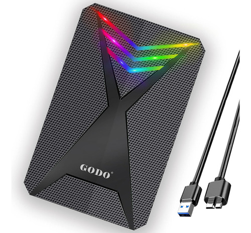 Godo Caja De Disco Duro Externo Sata A Usb 3.0 De 2.5 Pulgad