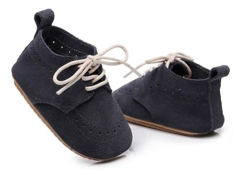 Imagen 1 de 4 de Zapato Ergonómico Gamuza Azul