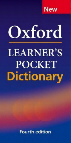 Oxford Learner's Pocket Dictionary (english-greek / Greek-english), De D. N. Stavropoulos. Editorial Oxford University Press, Tapa Blanda En Inglés