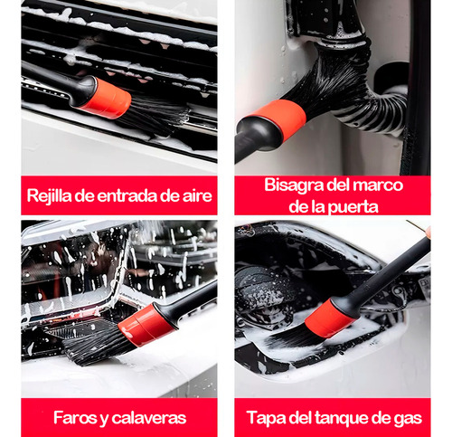 Gqp Applicable To: 27pz Kit Limpieza Coche Pulidor Cepillo
