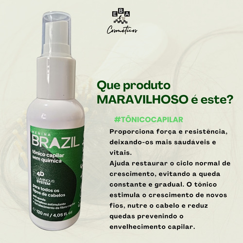 Tônico Poderoso Capilar Antiqueda E Crescimento 120 Ml