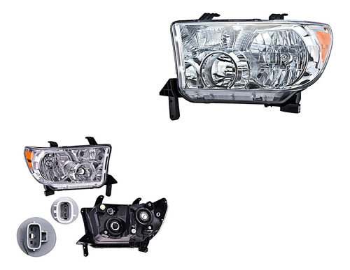 2) Faros Delanteros Depo Sequoia Toyota 2008-2017