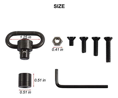 Kit Giratorio Jialitte Qd 1.25puLG Con Montaje Rápido Y