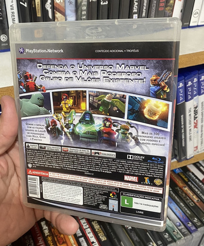 Lego Marvel Super Heroes Em Português Ps3 Original Fisica!! (Usado)