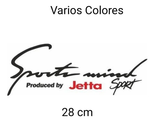 Stickers Sport Mind Jetta ( Vinil 28 Cm ) 1 Pza