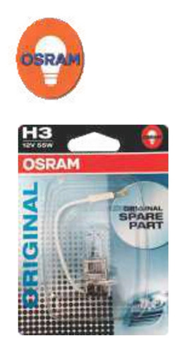 Bombillo Blister Osram H3 Estandar 55w 12v X1