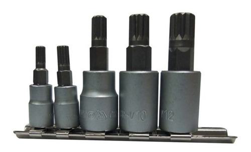 Set Punta Imbus 5 Pcs Spline Destornillar - Yato   