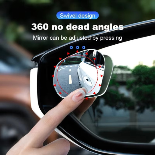 Espejo Retrovisor De 360 Grados, Espejo De Punto Ciego, 2 Un