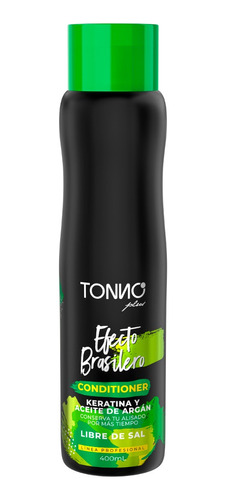 Tonno Plus Conditioner Efecto Brasilero Con Keratina 400ml