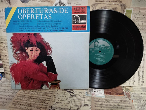 Lp Oberturas De Operetas Johann Strauss Jr Franz Suppé