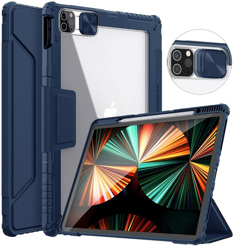 Funda Smart iPad Pro 12.9 2022 M2 Protector Cámara Blue