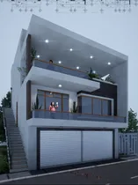 Comprar Plano Arquitectonico, Con Locales Y Departamento.